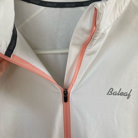 BALEAF FLEECE ATHLETIC QUARTER ZIP COMPRESSION LONG SLEEVED SHIRT JACKET - Picture 4 of 13